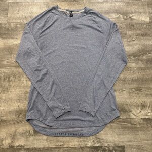lululemon athletica Blue Long Sleeve Tee